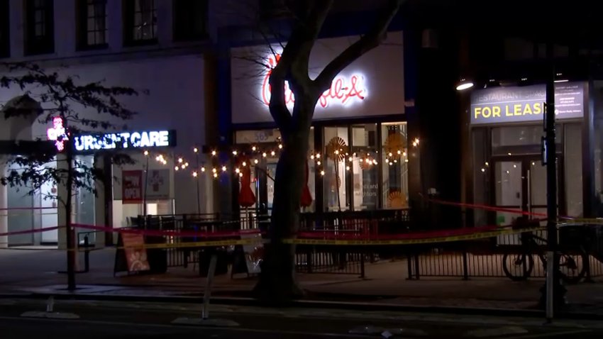 An off-duty Boston police officer shot and killed an armed man at the Chick-fil-A on Boylston Street Saturday night.