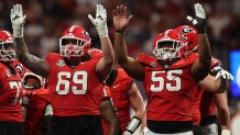 Georgia offensive linemen