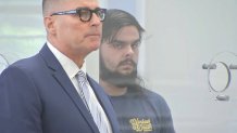 James Blanchard appears at his arraignment in Wrentham District Court on May 27, 2025.